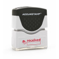 Pre-Inked Message Stamp - One-Color Title Stamp "Received", Red Ink, NSN 7520-01-207-4231