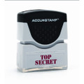 Pre-Inked Message Stamp - One-Color Title Stamp "Top Secret", Red Ink, NSN 7520-01-207-4118