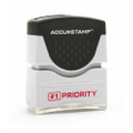 Pre-Inked Message Stamp - One-Color Title Stamp "Priority", Red Ink, NSN 7520-01-207-4204