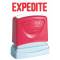 Pre-Inked Message Stamp - One-Color Title Stamp "Expedite", Red Ink, NSN 7520-01-207-4205