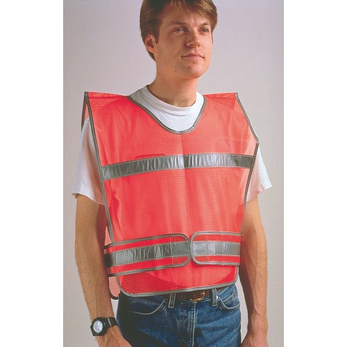 UNIV SAFETY VEST 360 DEGREE HIGH VISIBILITY YELLOW SIZE NSN 8415-01-598-4875 