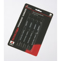 Retractable Permanent Marker - Chisel Tip, 4 Pack, Black Ink, NSN 7520-01-555-0297