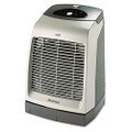 One-Touch Oscillating Heater/Fan, 9-1/8w x 9-5/8d x 13-1/2h, Gray