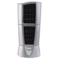 6" Three-Speed Platinum Desktop Wind Tower Fan, Platinum