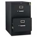 310 Series Two-Drawer, Full-Suspension File, Legal, 26-1/2d, Black