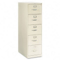 310 Series Five-Drawer, Full-Suspension File, Legal, 26-1/2d, Putty