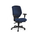 Resolution 6200 Series High-Back Swivel/Tilt Chair, Black/Navy Blue