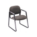 Solutions Seating Sled Base Guest Chair, Olefin, Gray