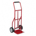 Two-Wheel Steel Hand Truck, 300lb Capacity, 18 x 44, Red