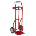Two-Way Convertible Hand Truck, 500-600lb Capacity, 18w x 51h, Red