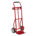 Two-Way Convertible Hand Truck, 300-400lb Capacity, 18w x 51h, Red
