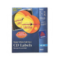Ink Jet Full-Face Matte CD Labels, White, 40 Labels and 80 Inserts/pack