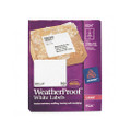 White Weatherproof Laser Shipping Labels, 3-1/3 x 4, 300/Pack