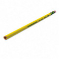 Ticonderoga Tri-Write Woodcase Pencil, HB #2, Yellow Barrel, Dozen