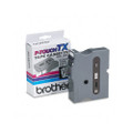 TX Tape Cartridge for PT-8000, PT-PC, PT-30/35, 1w, Black on Clear