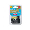 M Series Tape Cartridge for P-Touch Labeler, 1/2w, Black On Yellow