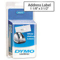 Address Labels, 1-1/8 x 3-1/2, White, 520/Pack