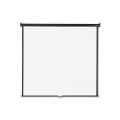 Wall or Ceiling Projection Screen, 70x70, Matte White Screen/Black Matte Casing