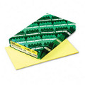 Exact Colored Paper, 20lb, 8-1/2 x 14, Yellow, 500 Sheets/Ream
