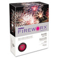 Fireworx Colored Paper, 24lb, 8-1/2 x 11, Roman Candle Red, 500 Sheets/Ream