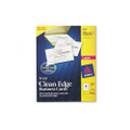 Clean Edge Laser Business Cards, 2 x 3-1/2, Ivory, 200 Cards/pack