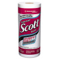 SCOTT Perforated Kitchen Towel Rolls, 8 7/8 x 11, White, 128/Roll, 20/Carton