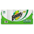 Bounty Perforated Paper Towels, 9 x 10.4, White, 52 Sheets/Roll, 15/Pack