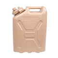 Military Water Can, Plastic, 5-Gallon, Tan, NSN 7240-00-089-3827