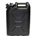 Military Water Can, Plastic, 5-Gallon, Black, NSN 7240-21-852-5150
