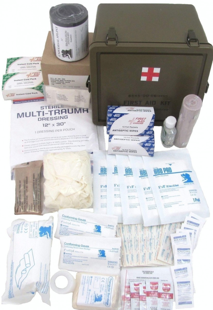 First-Aid Kit, General Purpose, NSN 6545-00-116-1410 (Fully