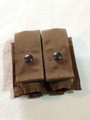 MOLLE 40mm Pyro Grenade Pouch, Double, NSN 8465-01-532-2393 (Coyote Brown)