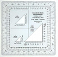 GTA 5-2-12 Coordinate Scale & Protractor (Set of 10) 4" x 4"