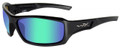 Wiley-X CLIMATE CONTROL ECHO Polarized Emerald Mirror (Amber Tint)/Gloss Black, P/N: CCECH04