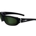 Wiley-X CLIMATE CONTROL CURVE Polarized Smoke Green/Gloss Black, P/N: CCCUR04