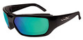 Wiley-X CLIMATE CONTROL ROUT Polarized Emerald Mirror (Amber Tint)/Gloss Black, P/N: CCROU04