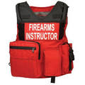ABA BODY ARMOR EXTERNAL CARRIERS, Firearms Instructor Carrier - Red Only, P/N: ABA-FIRM-RED