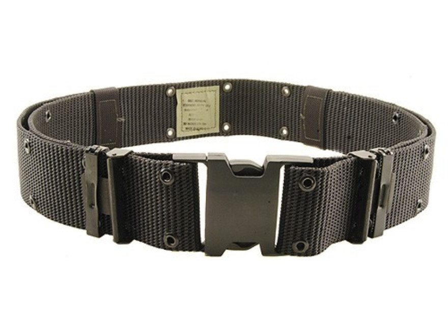 Bianchi Military M1016 ウェブピストルベルト 30-48 BIANCHI MILITARY/TACTICAL, WEB PISTOL BELT - Black, Model No