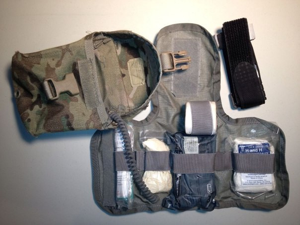 IR Multicam ONEG O Blood Type 1x2 First Aid Kit IFAK OCP Tactical Morale Fastener Patch