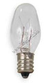 Light Bulb, Candelabra Base, Clear, NSN 6240-00-156-1566