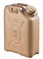 Fuel Can, Plastic, 5-Gallon, Tan, NSN 7240-01-337-5268