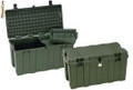 Military-Issue Foot Locker, NSN 8460-01-471-1035, OD Green, with Removable Trays, iMTRLK-30001