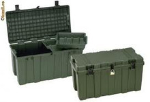 Military-Issue Foot Locker, NSN 8460-01-471-1035, OD Green