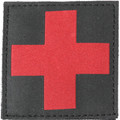 Red Cross Patch,Foliage Green, with Hook and Loop ,90RC00FG