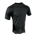 Engineered Fit Shirt-SS VNeck, Black, Size Medium, 84BS03BK-MD