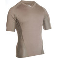 Engineered Fit Shirt-SS VNeck, NSN 8420-01-583-5637, Coyote Tan, Size Large, 84BS03CT-LG