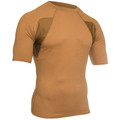 Engineered Fit Shirt-SS Crew Neck, Coyote Tan, Size Large, 84BS05CT-LG