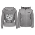 Women's BH! Crest Hoodie, Heather Grey, Size Small, 92GH00HG-SM