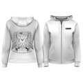 Women's BH! Crest Hoodie, White, Size Large, 92GH00WH-LG