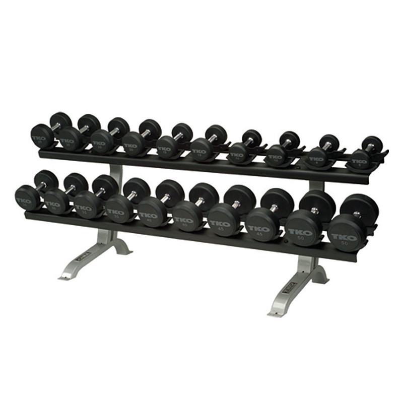 TKO 10 PAIR DUMBBELL RACK WITH SADDLES, 822CDR-B - The ArmyProperty Store