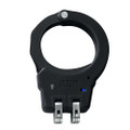 Restraints, Chain Handcuffs, Aluminum, Black, 2 Pawl (Blue - Security), P/N 46103